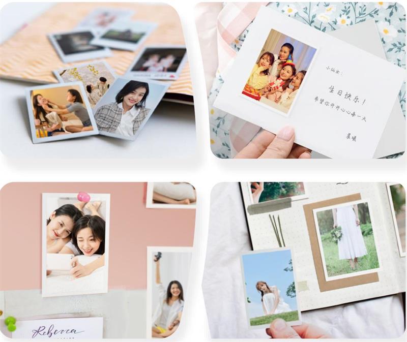 Polaroid Snap Camera Scrapbook Photo Album For 2X3 Zink Paper Photoprints  NEW